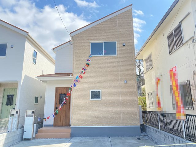 祝成約　八王子市　寺田町　新築戸建て　２期の外観|～仲介手数料無料☆八王子ひなた不動産～八王子市寺田町　新築戸建て