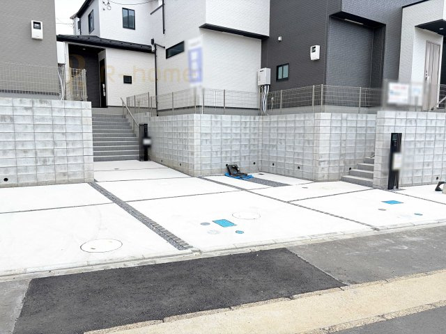 我孫子市台田4期　新築戸建て　3号棟の駐車場|カースペースは2台お停めいただけます♪