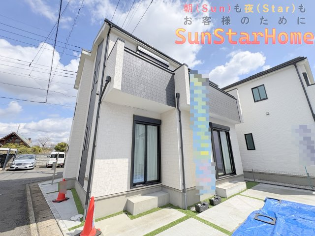 【サンスターホーム】青梅市新町4丁目　高性能新築戸建A号棟の外観