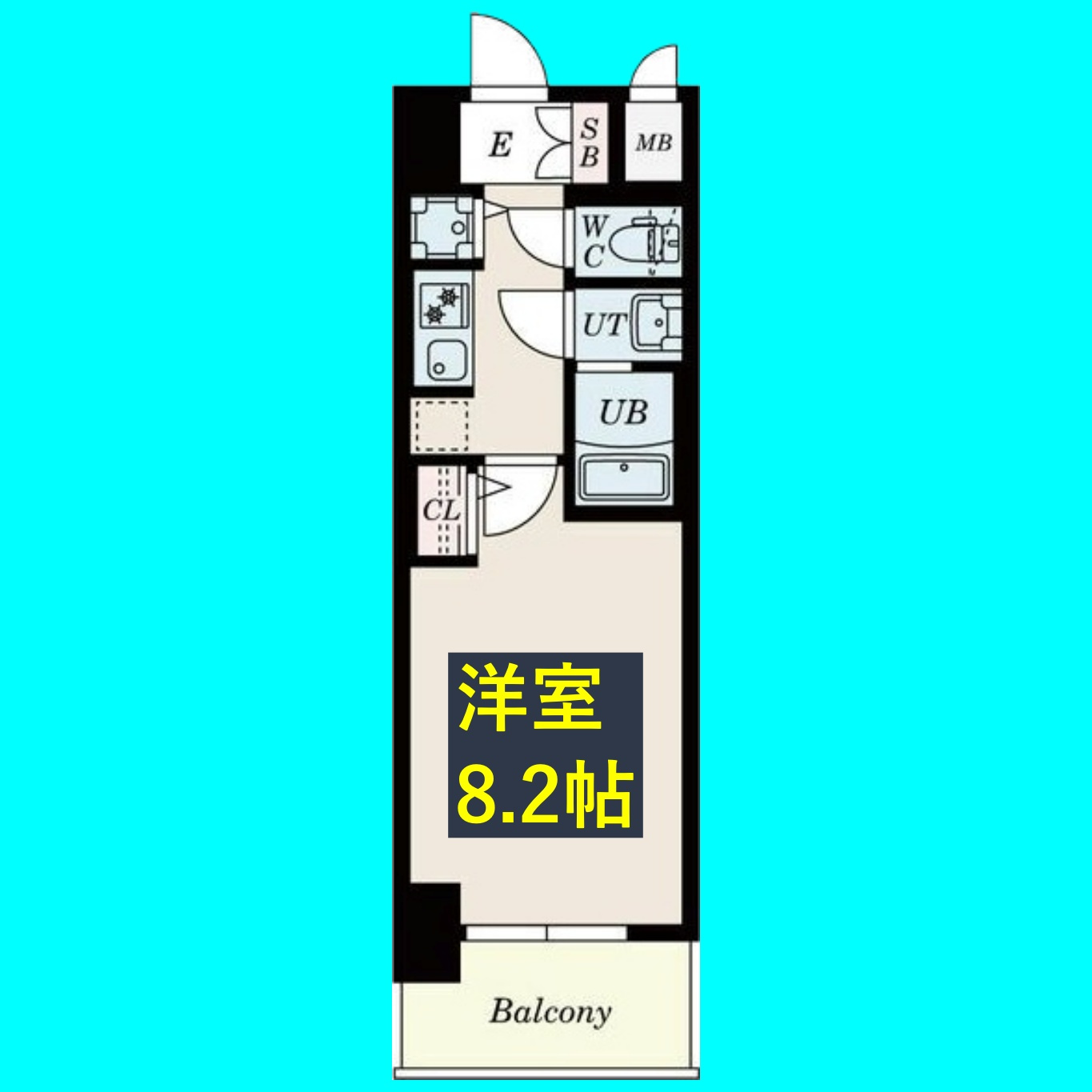 S-RESIDENCE名駅Westの間取り