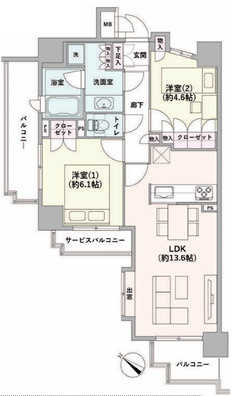 ヴィーナパルテールの間取り