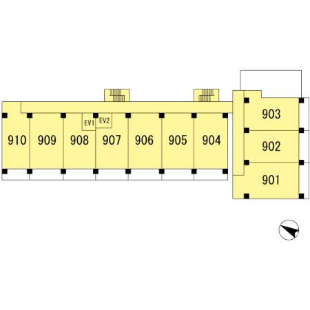 リーラ横浜川和町の区画図