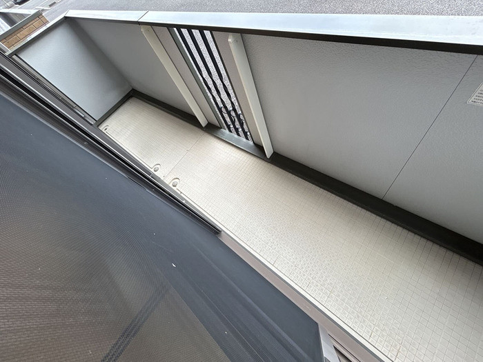 ローズコートⅡのバルコニー