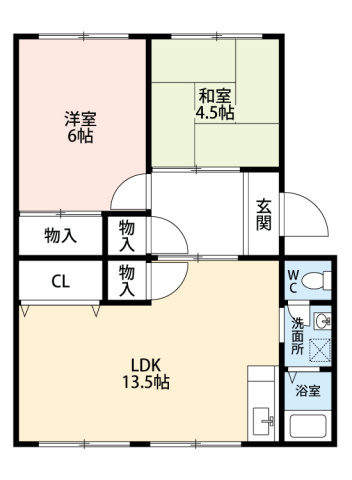 ハイツルミナス　　 刈谷市近郊の賃貸はクラスホーム刈谷店の間取り