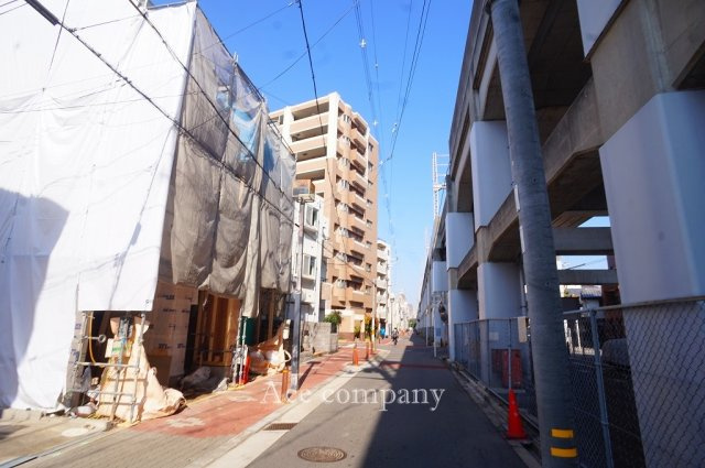【前面道路含む現地写真】 | 東住吉区北田辺4丁目　2号地 | 【前面道路：幅員6ｍ☆歩道付】