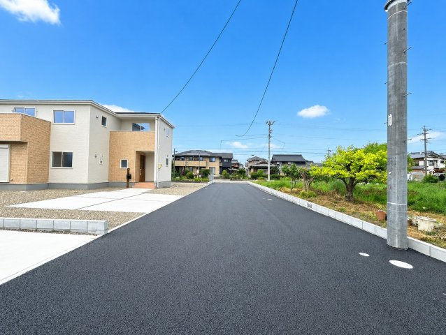 リーブルガーデン　一宮市萩原町第19　全3区画分譲の前面道路含む現地写真|■前面道路　■ヤマダ不動産　株式会社リライフ　
■夢のマイホーム購入をフルサポートします！