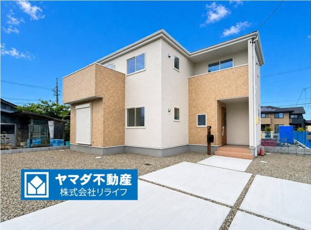 リーブルガーデン　一宮市萩原町第19　全3区画分譲の外観|■2号棟
■YAMADA電機の　ヤマダ不動産　株式会社リライフ　一宮店■
省エネ・耐震性◎の一建設の家。　
日本の風土に調和する木造軸組工法。フラット３５はＳＡを取得！１０年間の金利優遇あり！　