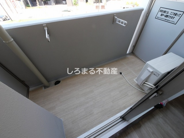 エスリード難波ＡＧＲＥＡのバルコニー