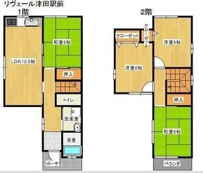 リヴェール津田駅前の間取り