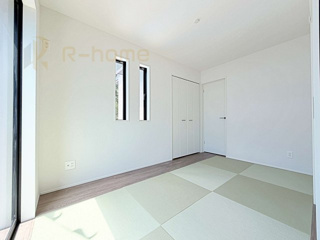 流山市名都借5期　新築戸建て　1号棟の和室|フローリングより衝撃が少ない和室は、ご両親のお部屋やキッズスペース、客間としても活用頂けます。