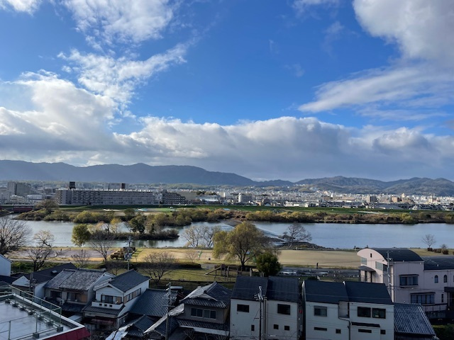 桂川ハイツ２号館の展望