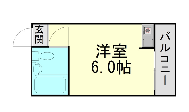 岡本ビラの間取り
