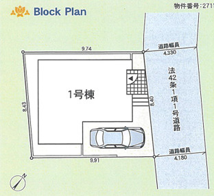 【区画図】 | 綾瀬市落合南３丁目 新築戸建て 全1棟【仲介手数料無料】 | 【仲介手数料無料でご紹介可能です】大樹不動産