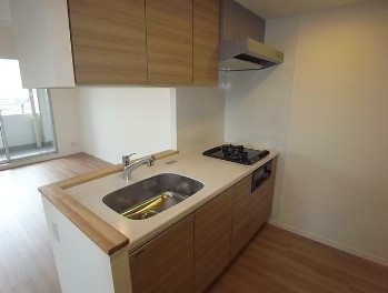 【キッチン】 | エミリブ練馬 | ２口ガスシステムキッチン。