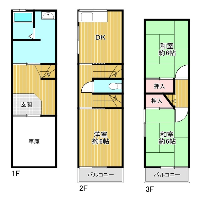 門真市大橋町の間取り
