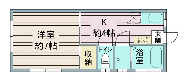 メルシーハイツ東毛呂の間取り