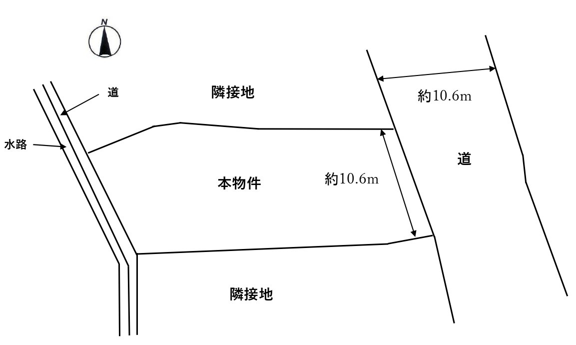 綾川町萱原　土地の土地図