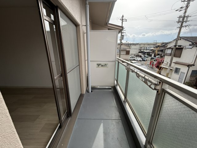 ハイツフルールのバルコニー