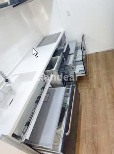 ボナハイツ中川 3号棟のキッチン|ドキドキの新生活も、安心してスタート。ぴったりの住まいを見つけませんか？クランディアが一緒に住まい選びをサポートします‼　まずは、お気軽にお問合せください　＃クランディア