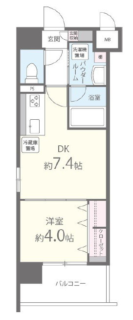 シャイニング福島離宮の間取り