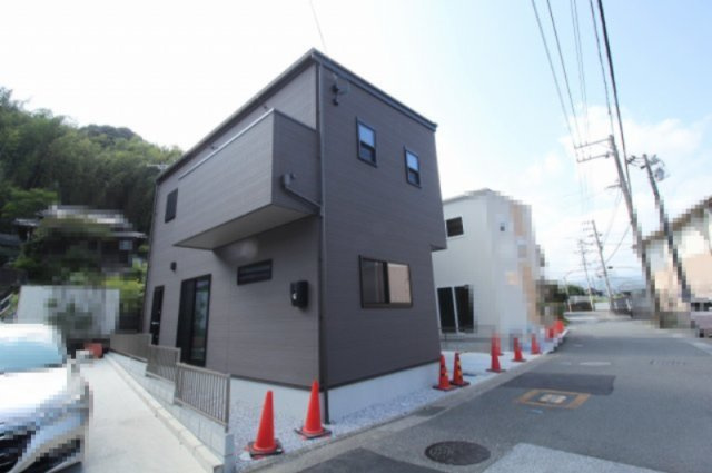 大津甲　　新築戸建　2号地　（全2区画）の外観|2号棟　3ＬＤＫ　建物面積　98.95㎡　（約29.93坪）　土地面積　100.90㎡（約30.52坪）
