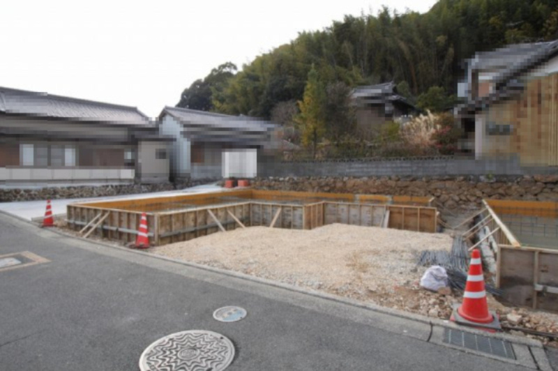 大津甲　　新築戸建　2号地　（全2区画）の外観|2号棟　3ＬＤＫ　建物面積　98.95㎡　（約29.93坪）　土地面積　100.90㎡（約30.52坪）