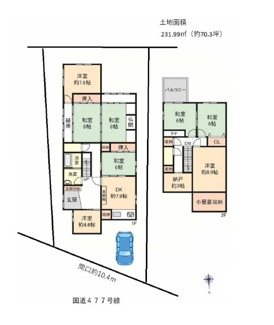 【間取り】 | 守山市水保町　中古戸建