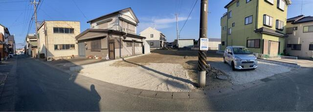 売新築戸建　中央区中野町の前面道路含む現地写真