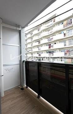 葛飾区東新小岩５丁目の賃貸マンションのバルコニー