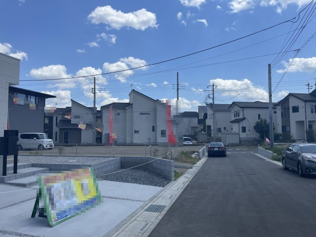 【前面道路含む現地写真】 | 比企郡滑川町月輪　新築戸建　全4棟　3号棟