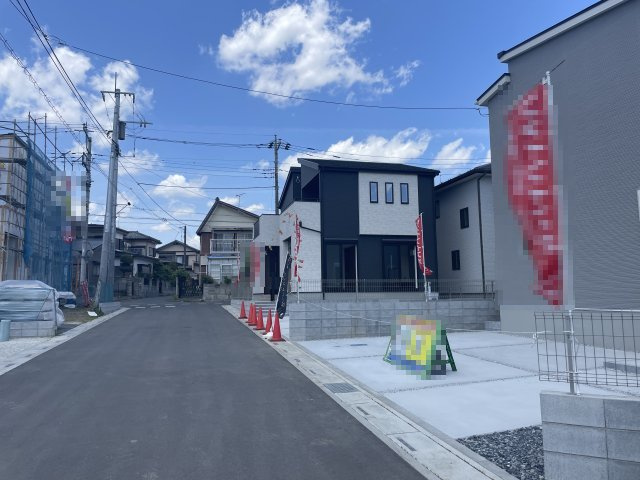 【前面道路含む現地写真】 | 比企郡滑川町月輪　新築戸建　全4棟　3号棟