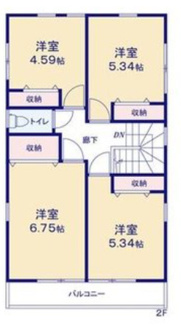 【間取り】 | さいたま市岩槻区平林寺　新築分譲住宅