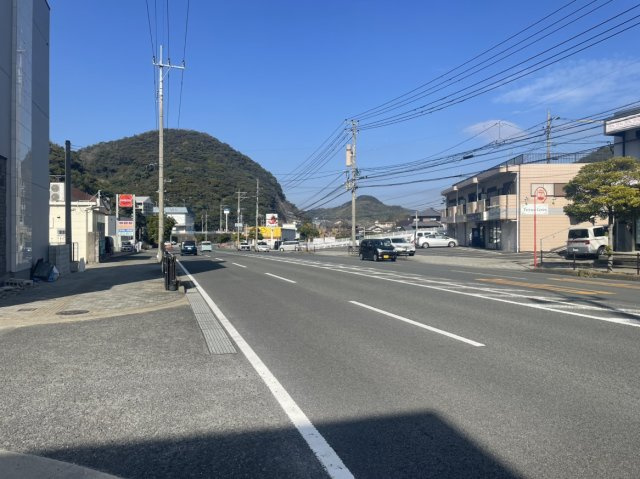 長崎市竿浦町土地の前面道路含む現地写真