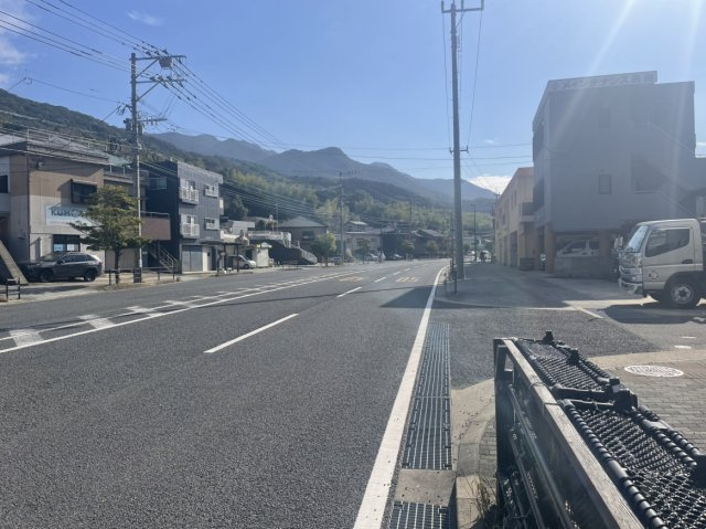 長崎市竿浦町土地の前面道路含む現地写真