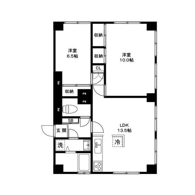 パセオモリの間取り