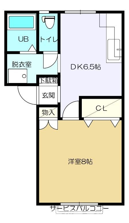 シティハイツの間取り