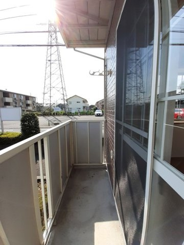 アウローラⅡのバルコニー|高崎、前橋のお部屋探しはエンドスケープまで！お客様の理想お聞かせ下さい♪