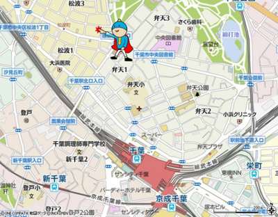 【地図】 | キャンパスコーポ | 案　内　図