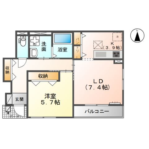 【間取り】 | スプリングチェリーⅢ