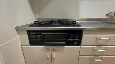 【キッチン】 | レジデンス大森 | ガスコンロ3口グリル付