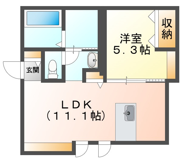 レガーレ原尾島の間取り