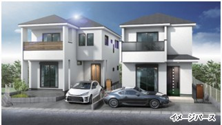 泉区和泉町 新築戸建 5180万円の外観パース