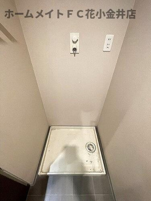 【洗面所】 | ライオンズ田無ウエストプレイス | 室内洗濯機置場　内装前