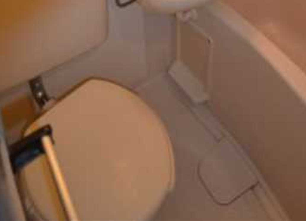 パークハイム桜新町　ネット無料　南西角部屋　管理人巡回のトイレ