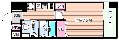 【間取り】 | セレッソコートリバーサイドOSAKA