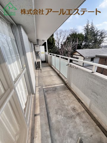 ロワイヤル京見橋のバルコニー