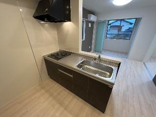 八街市八街に アパートⅡ期新築工事のキッチン|リビング(イメージ)