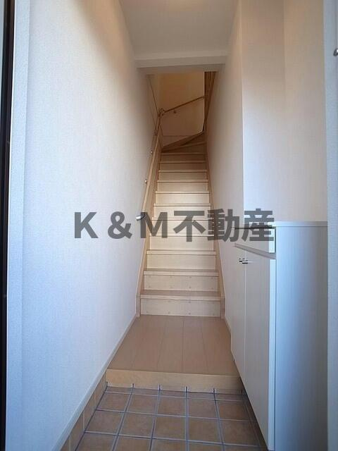 ロックガーデン森Ｃの玄関|きれいな玄関です