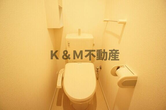 ロックガーデン森Ｃのトイレ|清潔感のあるトイレです