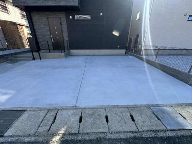 神戸市西区竜が岡2丁目新築戸建１号地の駐車場